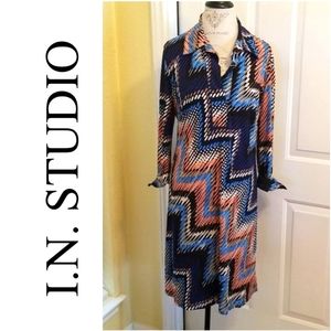 I. N. Studio Shirt Dress